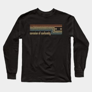 Corrosion of Conformity Cassette Stripes Long Sleeve T-Shirt